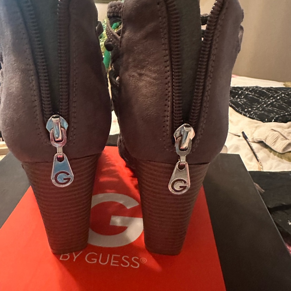 G By Guess Braided Strappy Sandals - Brown - image 4